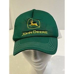 John Deere Snapback Trucker Hat Cap by Cary Francis Group One Size Fits All